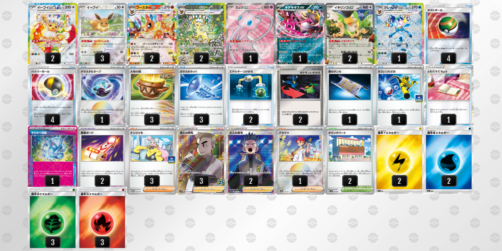 【ポケカ】ブースターex環境デッキ紹介 (2025/04/20 シティリーグ ベスト8)