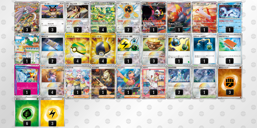 【ポケカ】タケルライコex環境デッキ紹介(2025/04/20シティリーグ入賞)