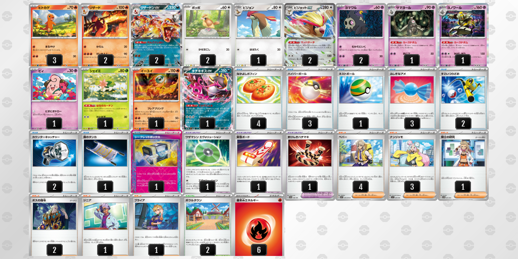 【ポケカ】リザードンex環境デッキ紹介 (2025/05/11 シティリーグ ベスト8)
