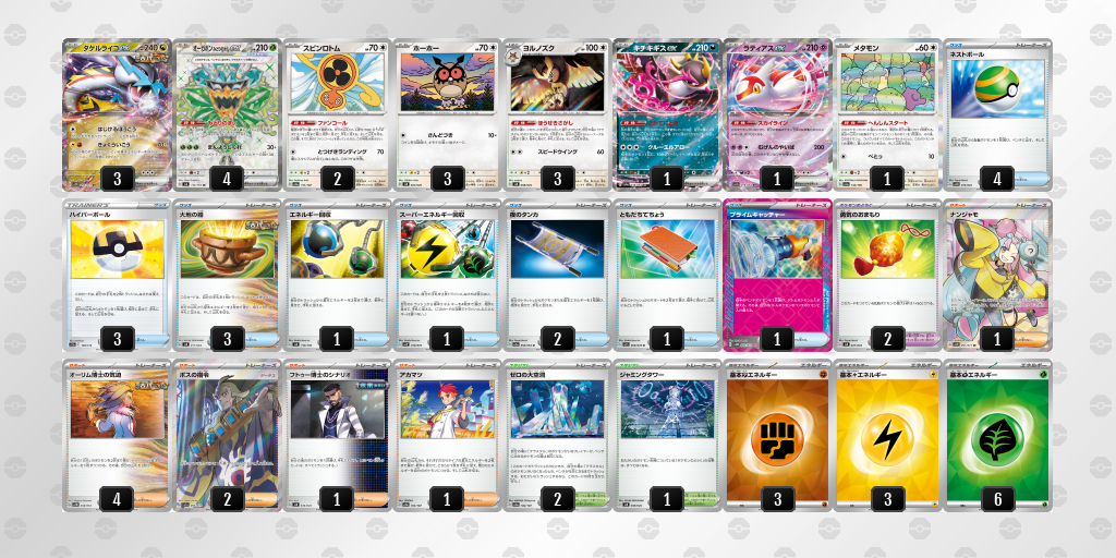 【ポケカ】タケルライコex 環境デッキ紹介 (2025/03/31 シティリーグ入賞)