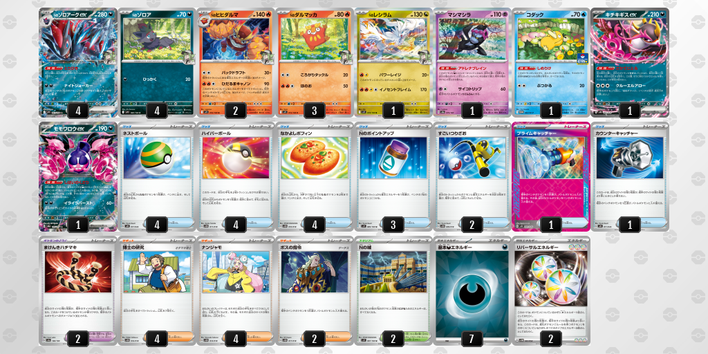 【ポケカ】Nのゾロアークex 環境デッキ紹介 (2025/04/20 シティリーグ 入賞)