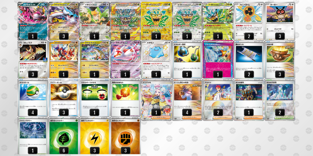 【ポケカ】オーガポンみどりのめんex環境デッキ紹介 (2025/04/12シティリーグベスト8)