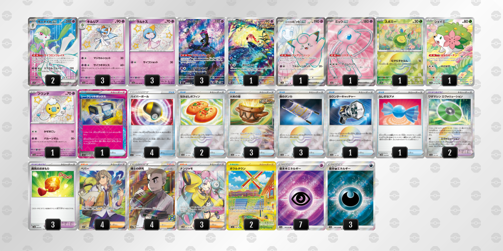 【ポケカ】サーナイトex 環境デッキ紹介 (2025/04/13 シティリーグ 優勝)