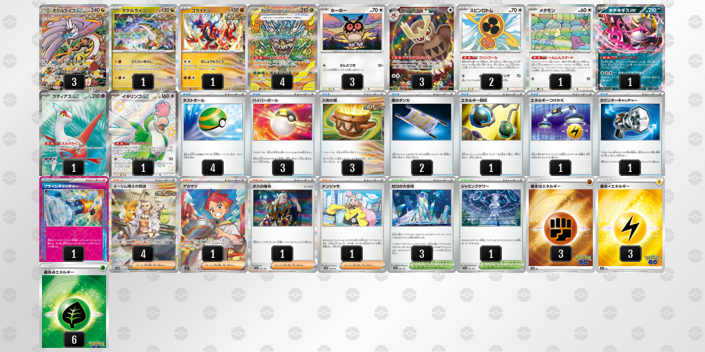 【ポケカ】タケルライコex環境デッキ紹介(2025/04/20シティリーグ入賞)