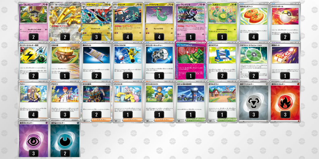 【ポケカ】ドラパルトex環境デッキ紹介(2025/04/20シティリーグ入賞)