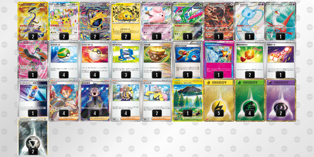 【ポケカ】ミライドンex環境デッキ紹介 (2025/04/14シティリーグ入賞)