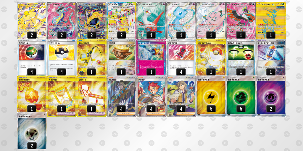 【ポケカ】ミライドンex環境デッキ紹介(2025/04/13シティリーグベスト4)