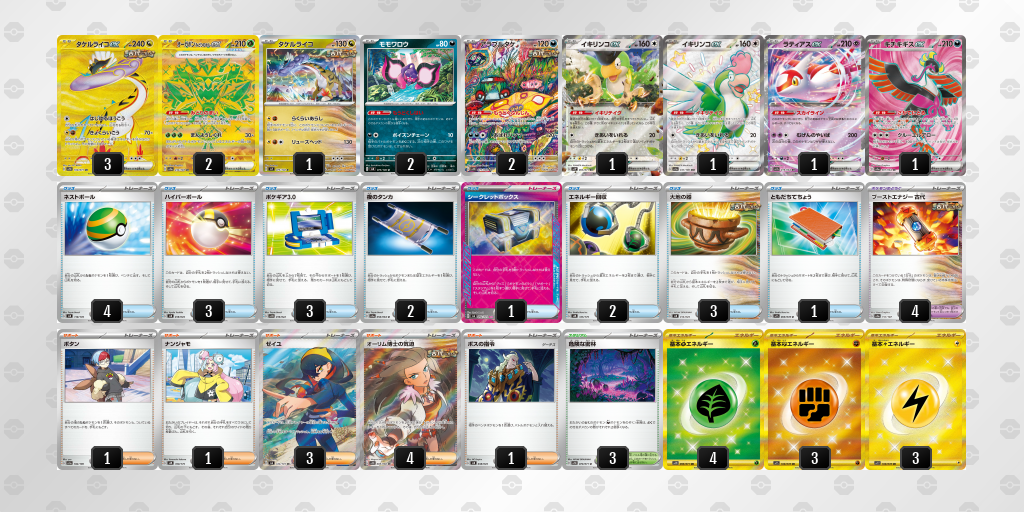 【ポケカ】タケルライコex環境デッキ紹介(2025/04/19シティリーグベスト8)