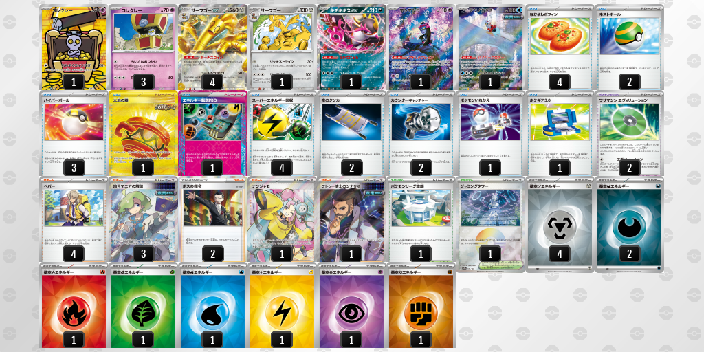 【ポケカ】サーフゴーex環境デッキ紹介(2025/04/20シティリーグ優勝)