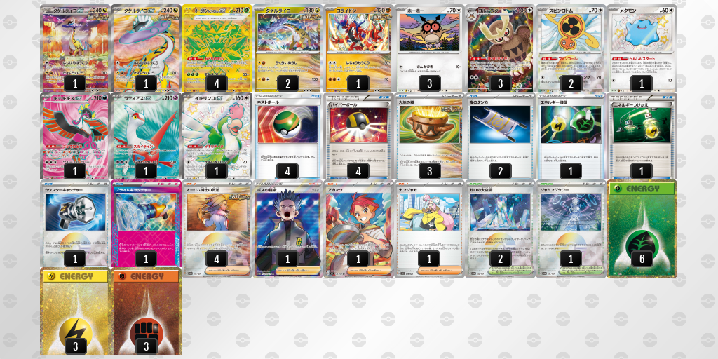 【ポケカ】タケルライコex環境デッキ紹介 (2025/04/09 シティリーグ ベスト8)