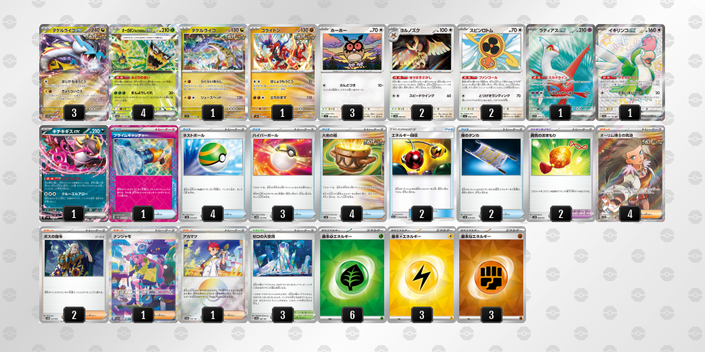 【ポケカ】タケルライコex 環境デッキ紹介 (2025/04/20 シティリーグ 優勝)
