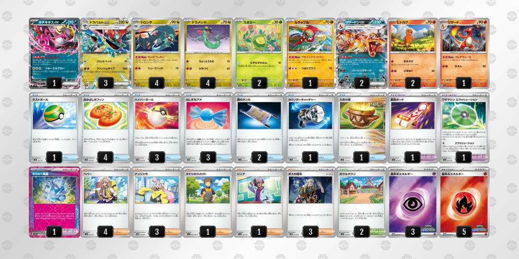 【ポケカ】ドラパルトex環境デッキ紹介 (2025/04/20 シティリーグ入賞)