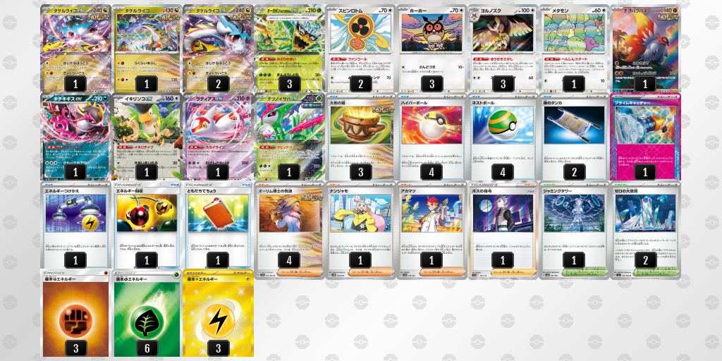 【ポケカ】タケルライコex環境デッキ紹介 (2025/05/10 シティリーグ入賞)