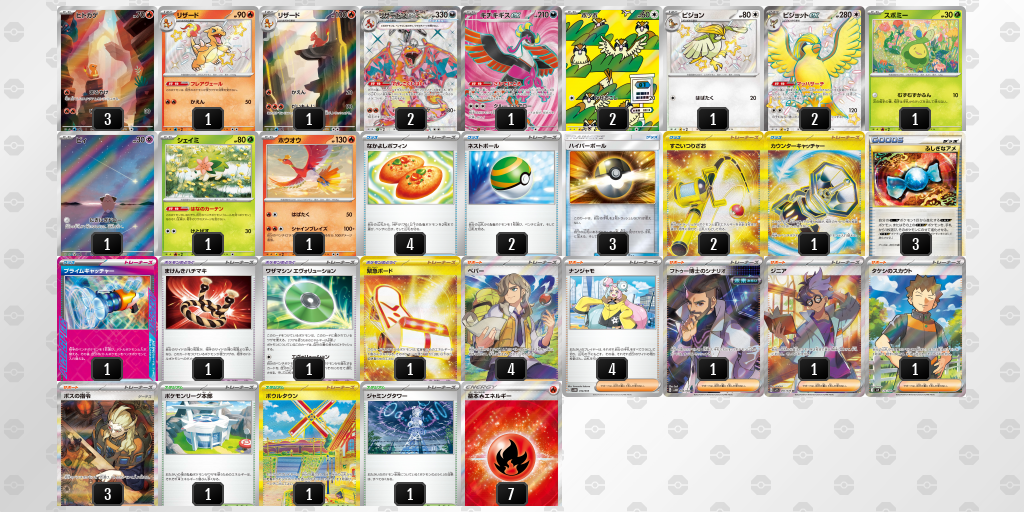 【ポケカ】リザードンex環境デッキ紹介 (2025/04/20 シティリーグ ベスト8)