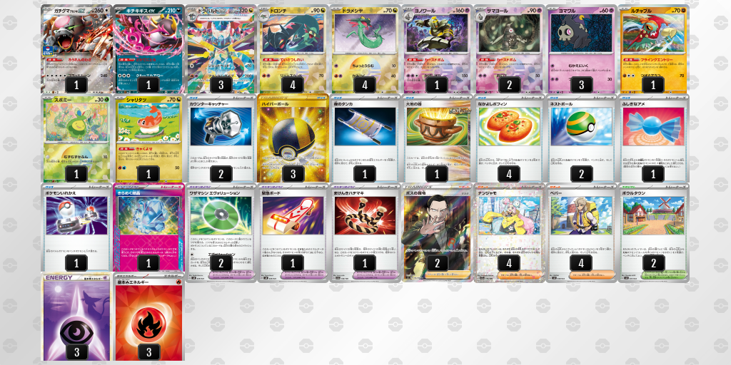 【ポケカ】ドラパルトex環境デッキ紹介 (2025/04/13 シティリーグ入賞)