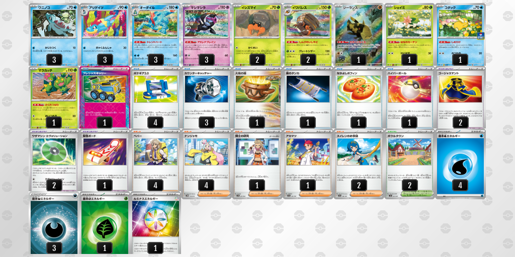 【ポケカ】オーダイル環境デッキ紹介(2025/04/20シティリーグベスト4)