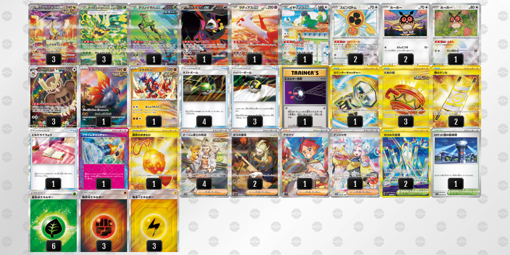 【ポケカ】タケルライコex環境デッキ紹介(2025/05/10シティリーグベスト4)