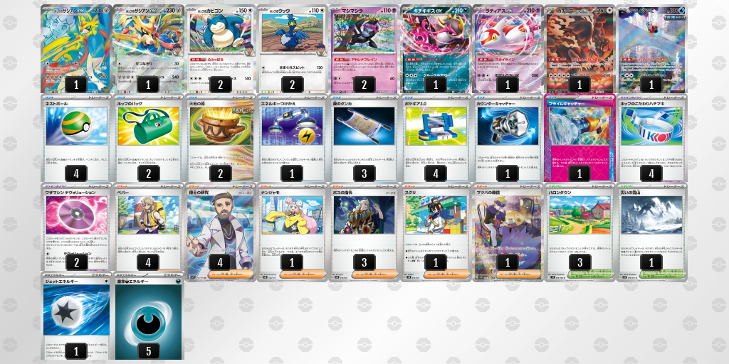 【ポケカ】ザシアンex環境デッキ紹介 (2025/04/20 シティリーグ 優勝)