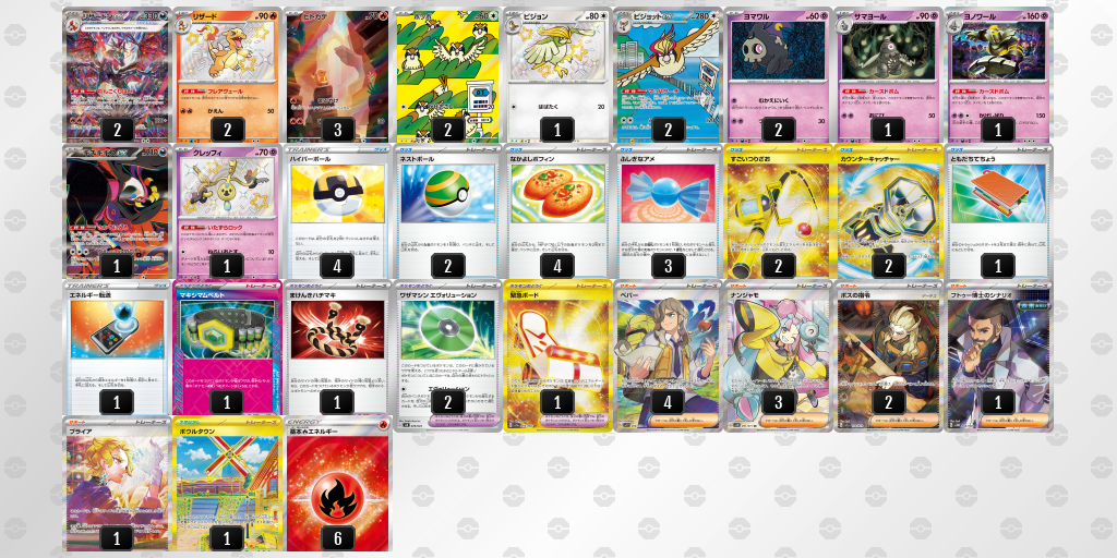 【ポケカ】リザードンex 環境デッキ紹介 (2025/04/19 シティリーグ 入賞)