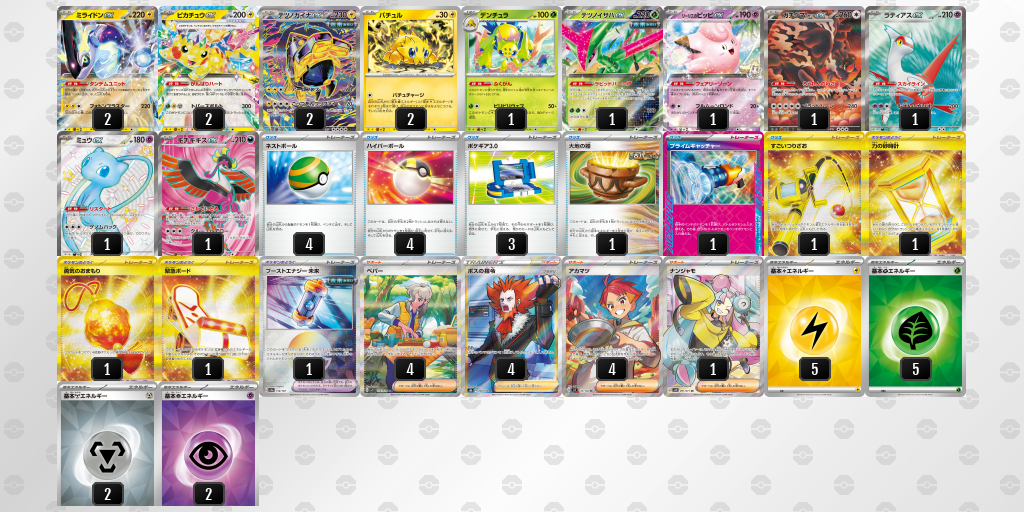 【ポケカ】ミライドンex環境デッキ紹介(2025/04/20シティリーグ入賞)