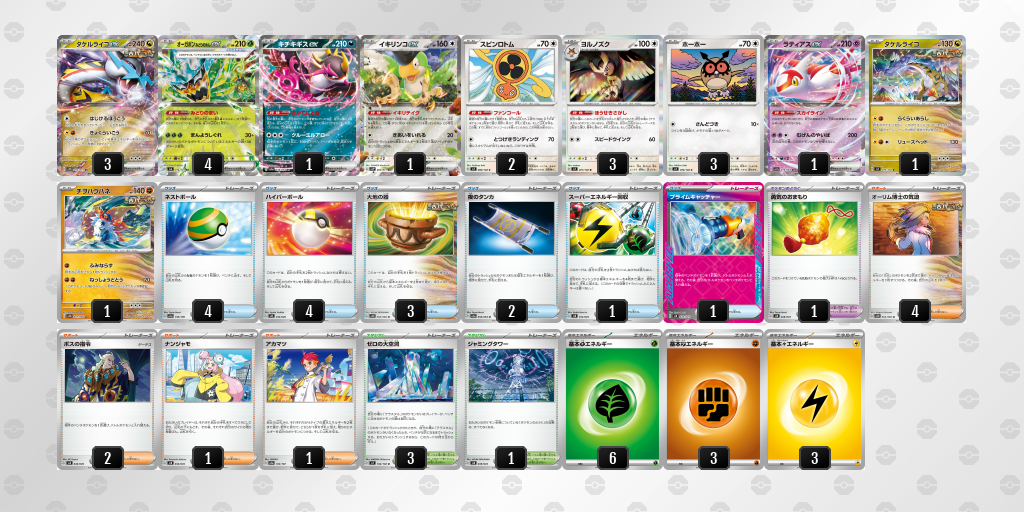 【ポケカ】タケルライコex 環境デッキ紹介 (2025/04/20 シティリーグ 入賞)