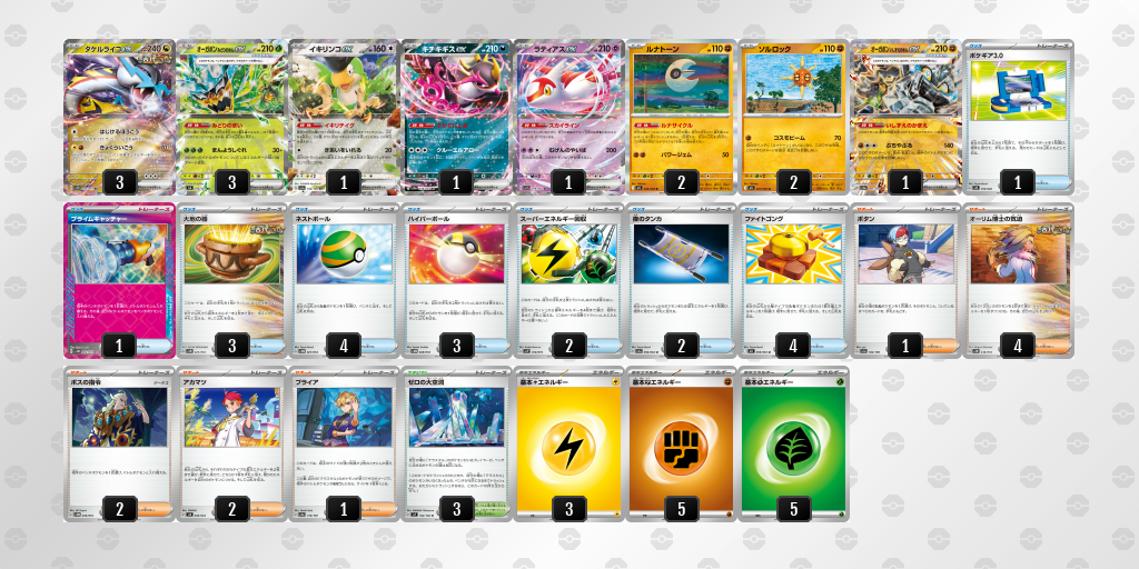 【ポケカ】タケルライコex環境デッキ紹介(2025/09/07シティリーグ優勝)