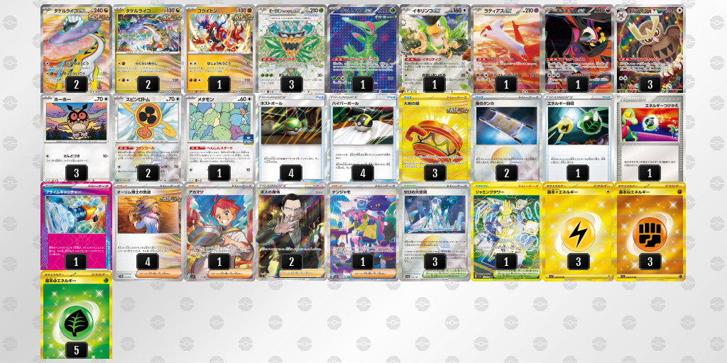 【ポケカ】タケルライコex環境デッキ紹介 (2023/11/30)