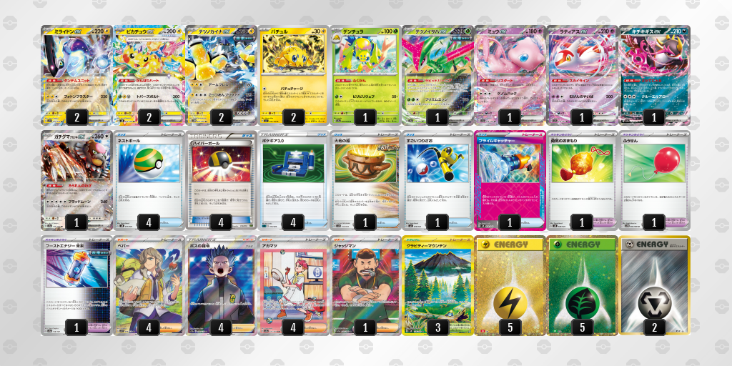 【ポケカ】ミライドンex環境デッキ紹介(2025/09/07シティリーグベスト4)