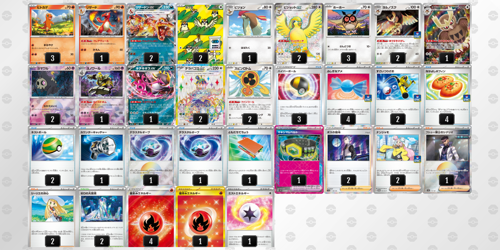 【ポケカ】リザードンex環境デッキ紹介 (2025/09/14 シティリーグ準優勝)