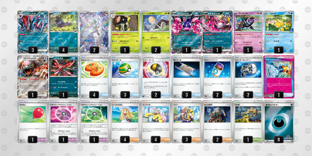 【ポケカ】Nのゾロアークex 環境デッキ紹介 (2025/09/14 シティリーグ ベスト8)