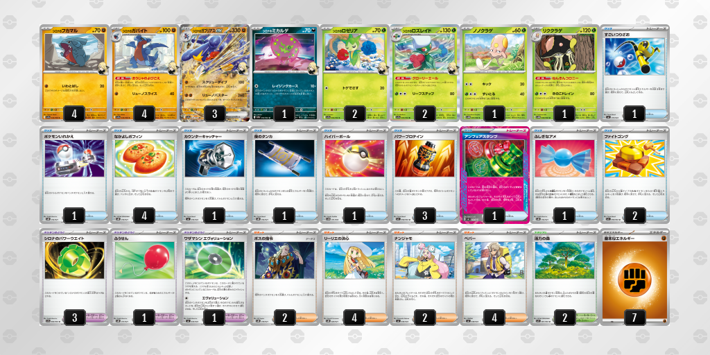 【ポケカ】シロナのガブリアスex 環境デッキ紹介 (2025/09/07 シティリーグ 準優勝)