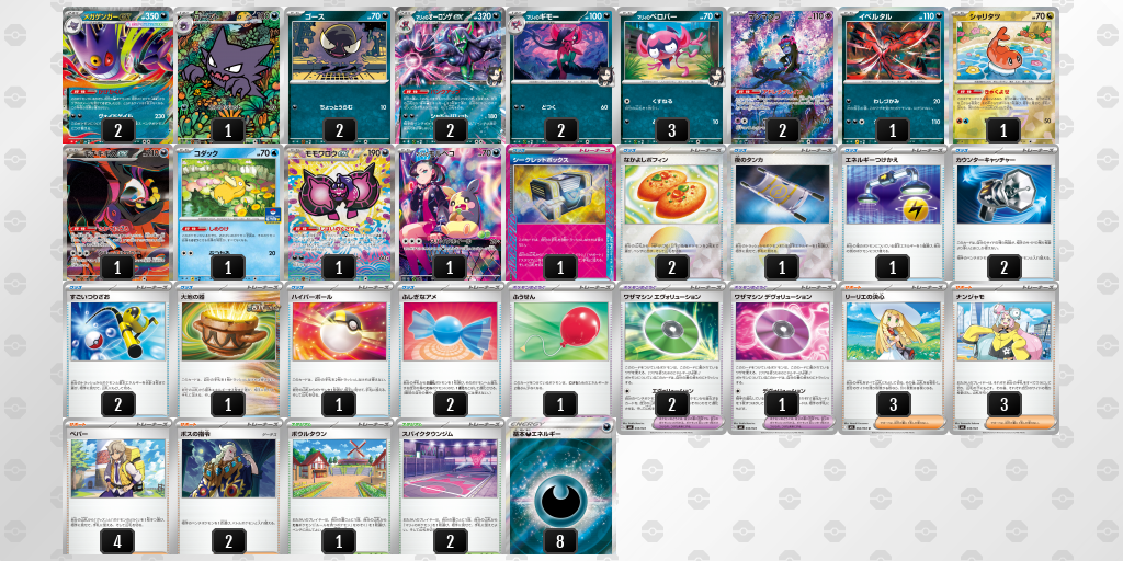 【ポケカ】マリィのオーロンゲex 環境デッキ紹介 (2025/09/15 シティリーグ ベスト8)