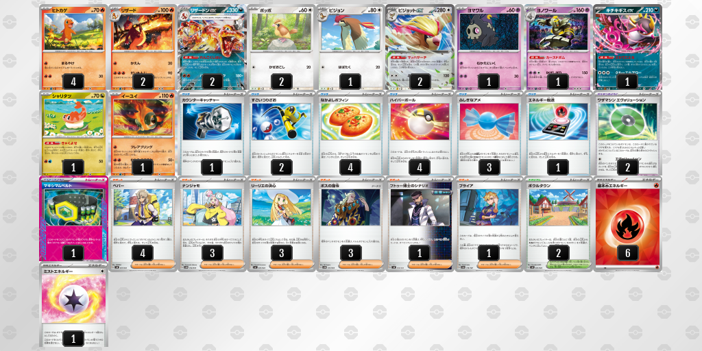 【ポケカ】リザードンex環境デッキ紹介(2025/09/23シティリーグベスト8)
