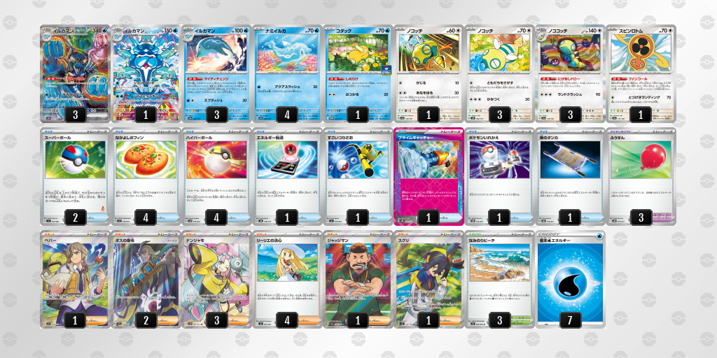 【ポケカ】イルカマンex 環境デッキ紹介 (2025/09/14 シティリーグ ベスト8)