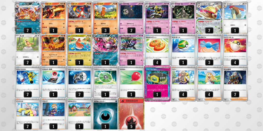 【ポケカ】リザードンex環境デッキ紹介 (2025/09/14 シティリーグ ベスト8)